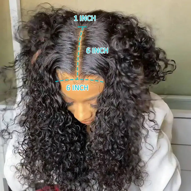 Flash Sale 4x4 Lace Clsoure & Jerry Curly Lace Closure 6x6x1 T-part Affordable Lace Closure Wig online For Women