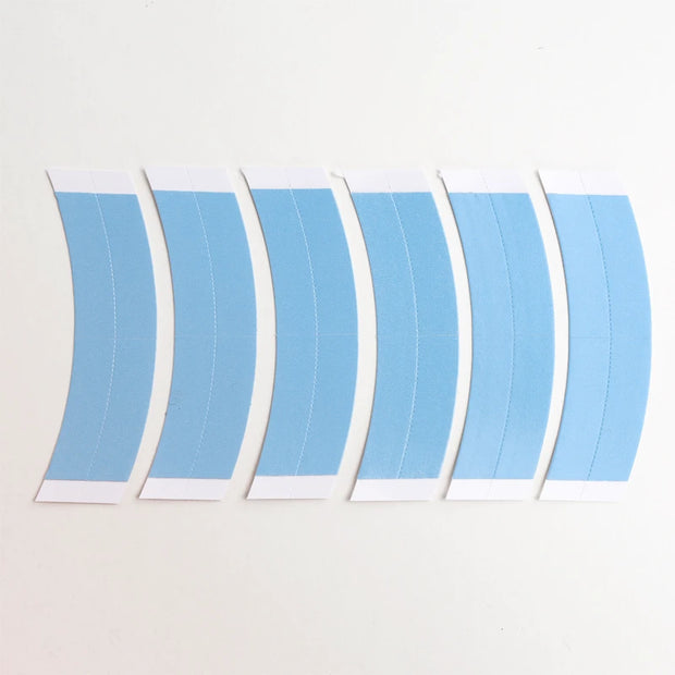 20 Pcs Ashimary Toupee Tape Strips Blue Double Sided Waterproof