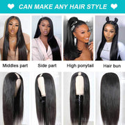 Long Wig | Glueless U Part Wig Straight Human Hair 28-32 Inch