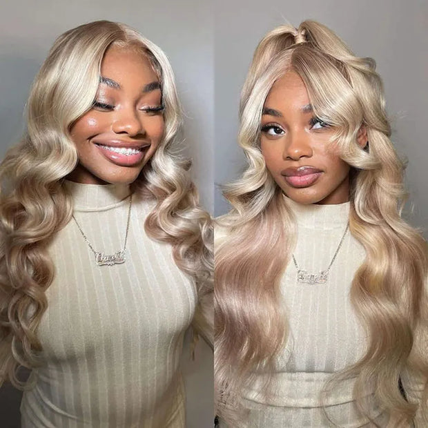 Flash Sale Ash Blonde Hair Transparent Lace Frontal Wig Ashimary Hair