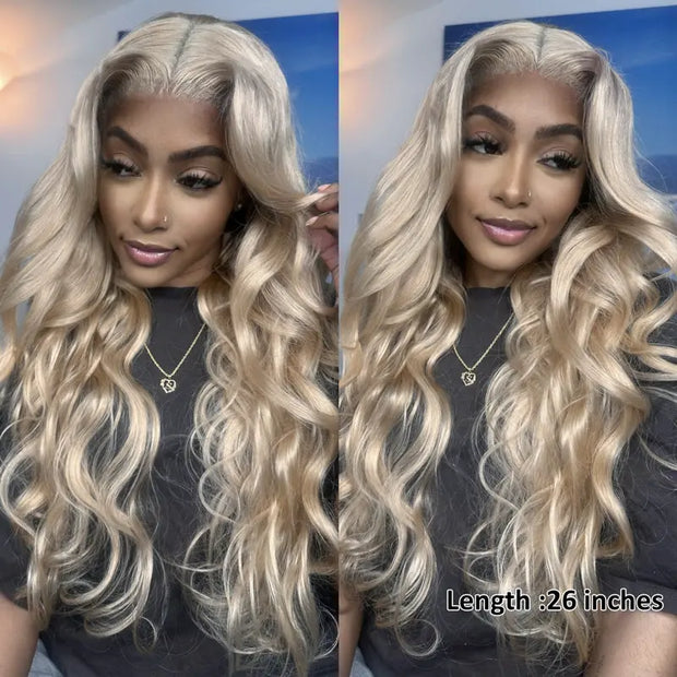 Flash Sale Ash Blonde Hair Transparent Lace Frontal Wig Ashimary Hair