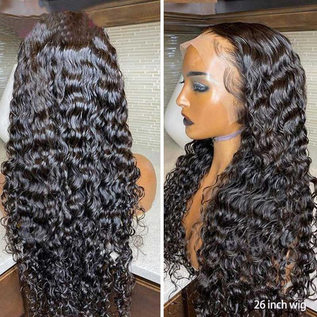 ashimary hair 26 inch deep wave wig deep wave brazilian wig hd lace wig deep wave wig transparent lace frontal wig transparent lace front wig