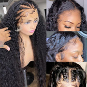 Flash Sale Ashimary 13x4 & 4x4 & 13x6 Full HD Transparent  lace Front Wig Deep Wave Human Hair