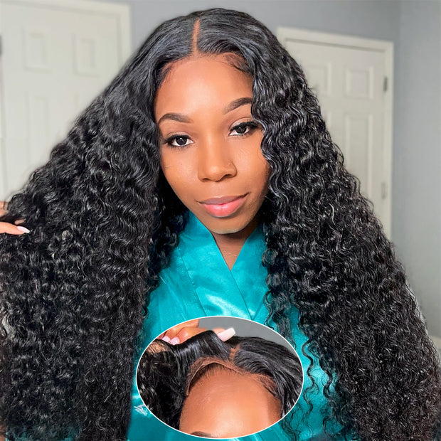 Wear Go Pre Cut Lace Quick & Easy Deep Wave Hd Lace Wig With Breathable Cap Wig