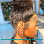 Pre-Sale 360 Lace Kinky  Curly Human Hair Wigs For Women
