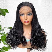 Ashimary Exclusive Transparent Lace Closure Bouncy Wave Wig