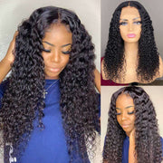 Clearance Sale Deep Wave 5*5 Glueless Lace Closure Wig