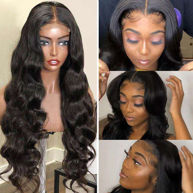 straight lace closure wig bodywave hair