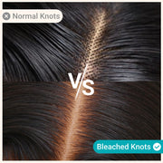 bleached tiny knots human hair wig ready to wear
