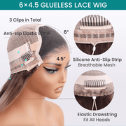 Highlight Blonde Ombre Straight Wig 