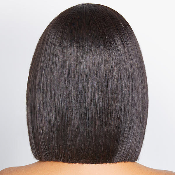 BOGO SALE: $139=16' Ginger Color 13x4 Lace Frontal Wig +Natural Color 10'' Bob Glueless 4x4 Closure Wig