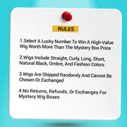 Ashimary $59 Mystery Box | Win 26inch Glueless 360 Wig Surprise Top Seller Human Hair Wigs