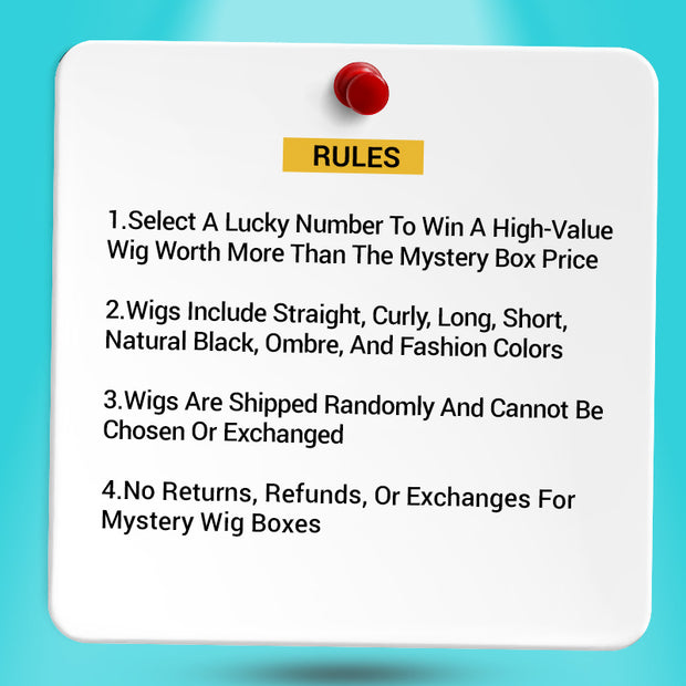 Ashimary $59 Mystery Box | Win 26inch Glueless 360 Wig Surprise Top Seller Human Hair Wigs