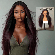 Burgundy Plum Ombre 7x5 Pre-Everything Lace Wig