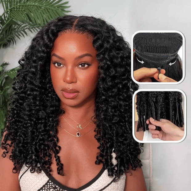 Burmese Curly Glueless Wig