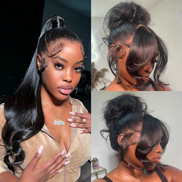 Flash Sale Invisi-Strap? Snug Fit 360 HD Transparent Lace Wig Bleached Knots