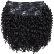 Kinky Curly Hair Clip Ins Human Hair Extensions Ashimary