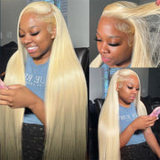 613 Blonde 13x6 Lace Front Wig Lace Frontal Brazilian Human Hair