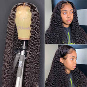 Flash Sale 13*4 & 4x4 &13*6 Full Transparent HD lace Front Wigs Deep Wave Human Hair Ashimary
