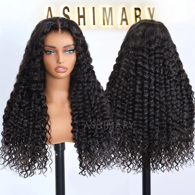 Upgrade Pre Cut Lace Wear Go Glueless Deep Wave Wig