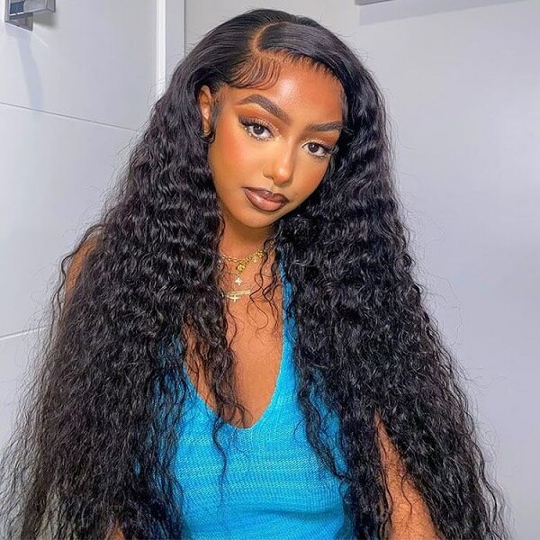 Flash Sale Ashimary 13x4 & 4x4 & 13x6 Full HD Transparent  lace Front Wig Deep Wave Human Hair