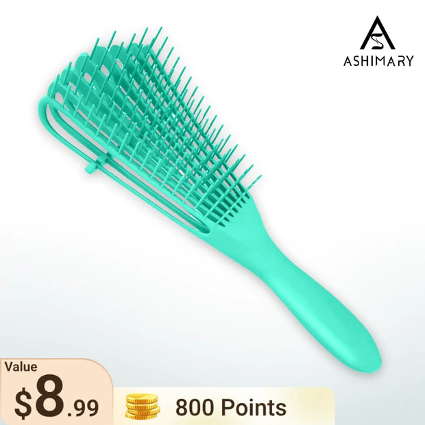 800 Points | Detangling Brush for Black Natural Hair - Detangler Brush