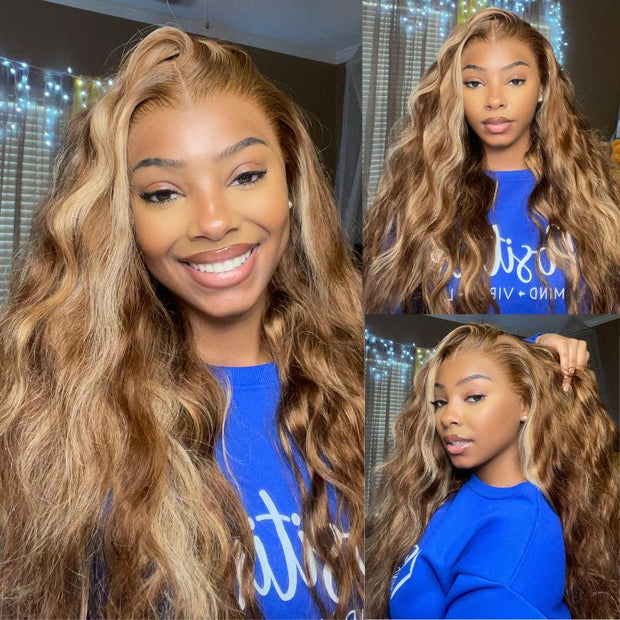 Flash Sale Wear & Go Wig Highlight Mix Color 4x4/5x5/6X4.5 Glueless Lace Wigs Ashimary Hair