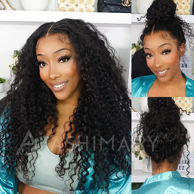 Flash Sale 360 Lace Frontal Transparent Lace Around Water Wave