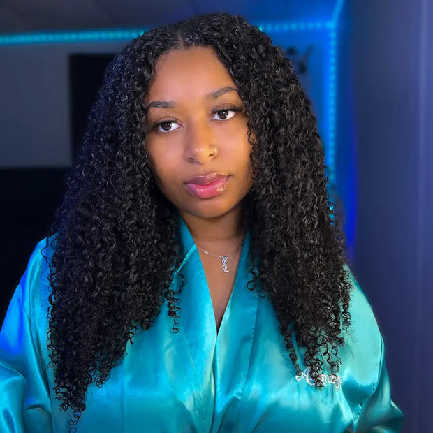 3 Wigs Set | 10x6 Pre-cut Lace Straight Wig + 4x4 Pre-cut Lace Yaki Straight Highlight Bob Wig + Invisi Strap 360 Lace Kinky Curly Wig with Pre-cut Lace