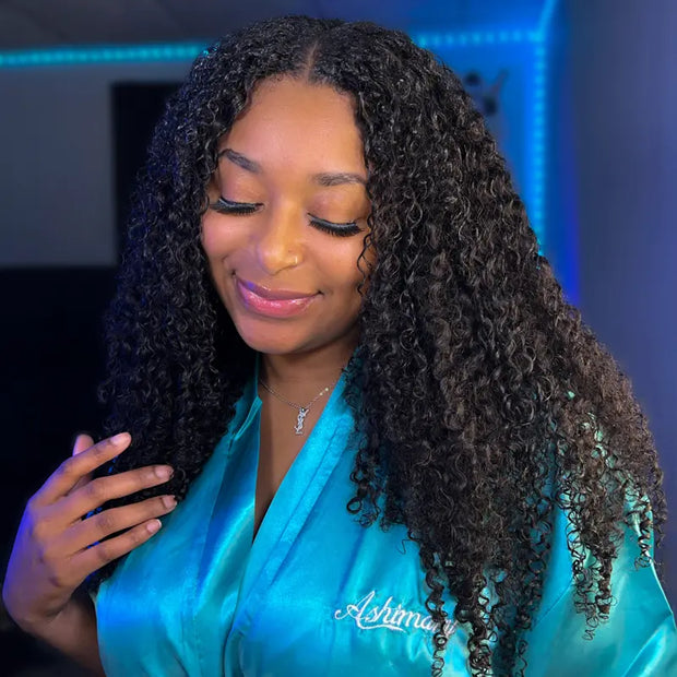 3 Wigs Set | 10x6 Pre-cut Lace Straight Wig + 4x4 Pre-cut Lace Yaki Straight Highlight Bob Wig + Invisi Strap 360 Lace Kinky Curly Wig with Pre-cut Lace
