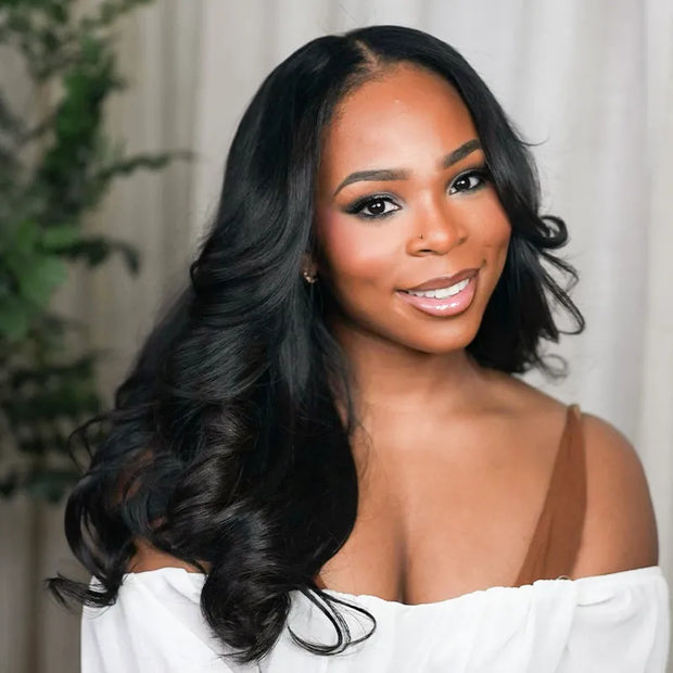 Flash Sale Body Wave 5x5 Lace Closure Wig Human Hair 150% Density