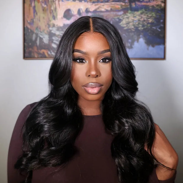 Flash Sale Body Wave 5x5 Lace Closure Wig Human Hair 150% Density