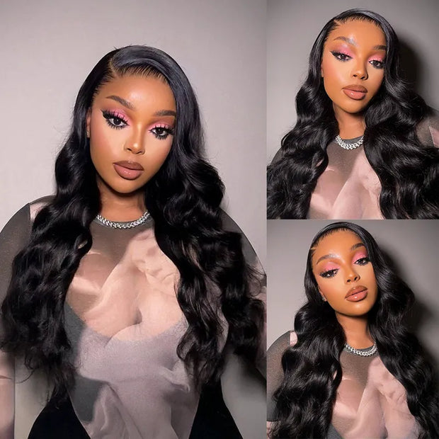 Flash Sale Body Wave 5x5 Lace Closure Wig Human Hair 150% Density