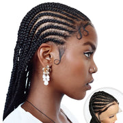 Full Lace Human Hair Micro Braids Wig Ashimary Goddess Braids 180% Density