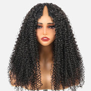 V-part Bob Kinky Curly Wig