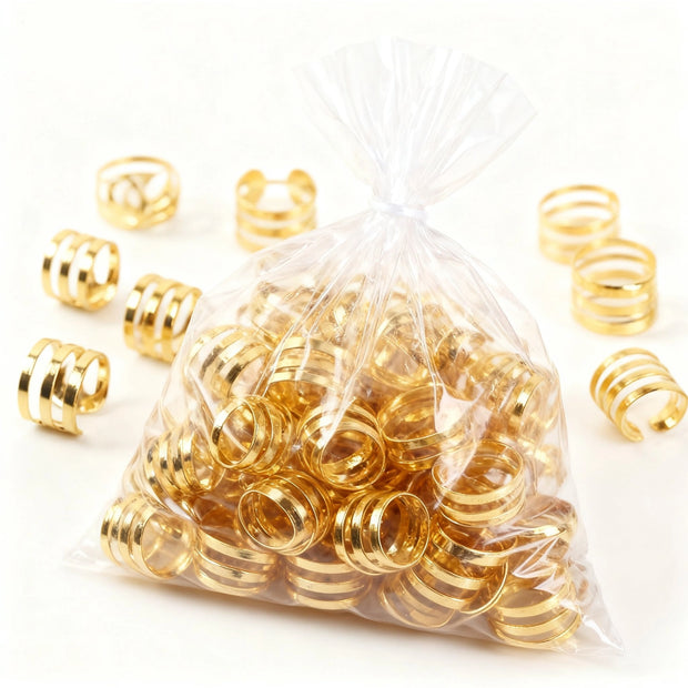 Ashimary Golden Clips for Braids Jewelry Decorations Accessories Clips for Women