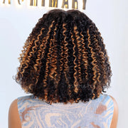 3x1 Scalp Illusion Wig with Natural Curly Bangs