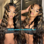 Shop By Influencer - Blonde Patches Colored Straight Hair 13x6 Transparent Lace frontal Wig-32inch-250% density