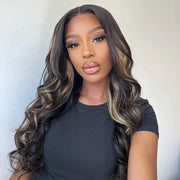 Flash Sale 5x5 Lace Highlight Body Wave Pre Cut Lace 3D Bouncy Body Wave