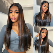 Flash Sale Per Wig $89 Pre-cut Lace Front with Invisi Strap Human Hair Wig Lace Frontal Colored Wigs