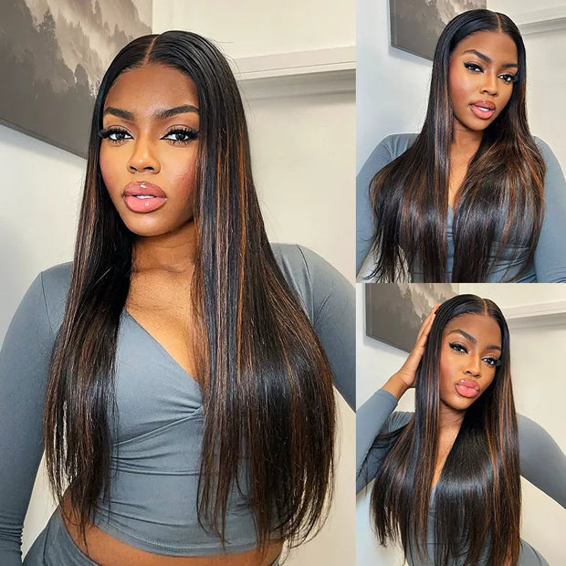 Flash Sale Per Wig $89 Pre-cut Lace Front with Invisi Strap Human Hair Wig Lace Frontal Colored Wigs