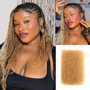 Afro Kinky Bulk Hair Extensions For Knotless Braids Human Hair Natural Black