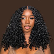 4x4 Kinky Curly Lace Closure Wig Flash Sale 6x6x1 T-part Affordable Lace Closure Wig online For Women Ashimary.com