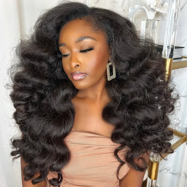 Spectacular Kinky Straight Half Wig Moment for Mobile Spectacular Kinky Straight Half Wig Moment for Mobile