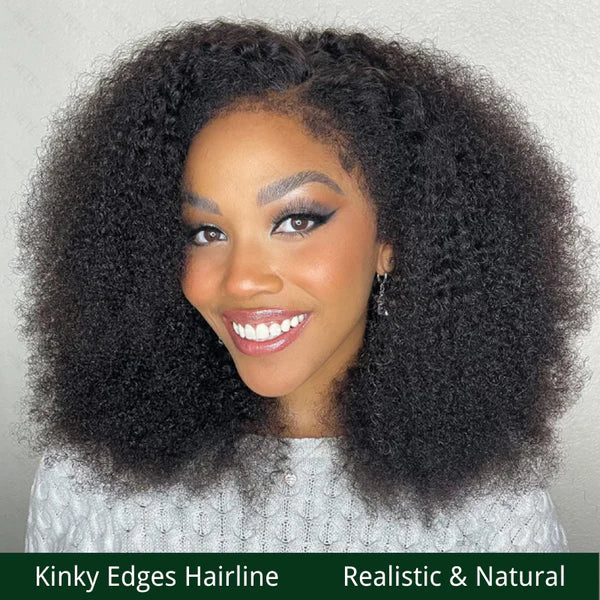 Flash Sale 4C Edges 4x4 & 13x4 Transparent HD Lace Front Wigs With Realistic Hairline