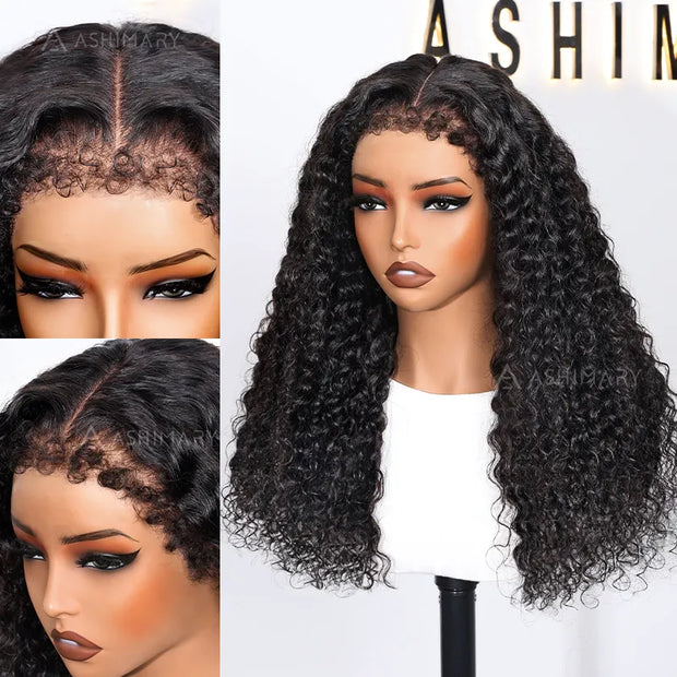 4c curly edge wig