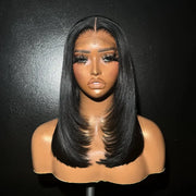 3 Wigs Set | 6x4.5 Pre-cut Lace Transparent Layer Yaki Straight Bob Wig + 13x6 Lace Blonde Straight Wig + 10x6 Pre-cut Lace Water Wave Wig