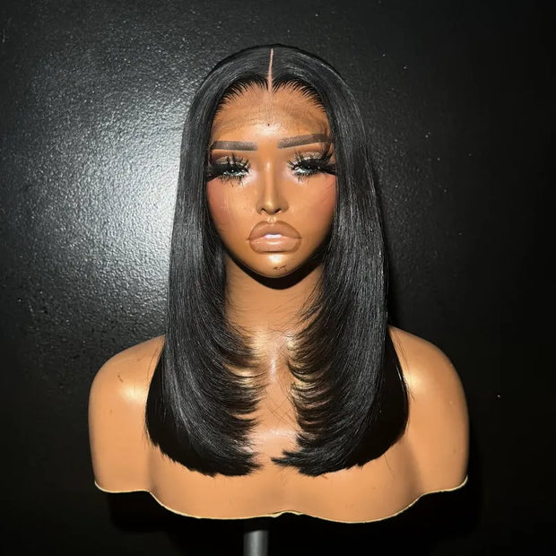 3 Wigs Set | 6x4.5 Pre-cut Lace Transparent Layer Yaki Straight Bob Wig + 13x6 Lace Blonde Straight Wig + 10x6 Pre-cut Lace Water Wave Wig