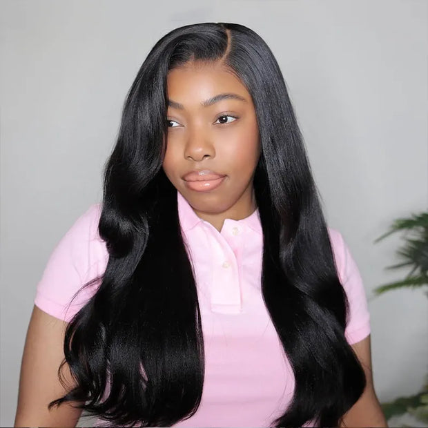 Light Yaki Straight Wig with Pre-Cut Layer 