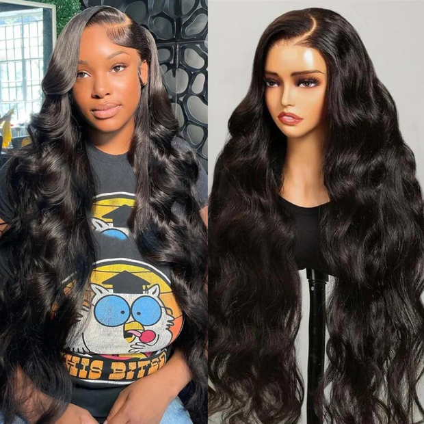 Long Wig | Body Wave 13x4 Transparent HD Lace Frontal Human Hair Wig 28-38 Inch